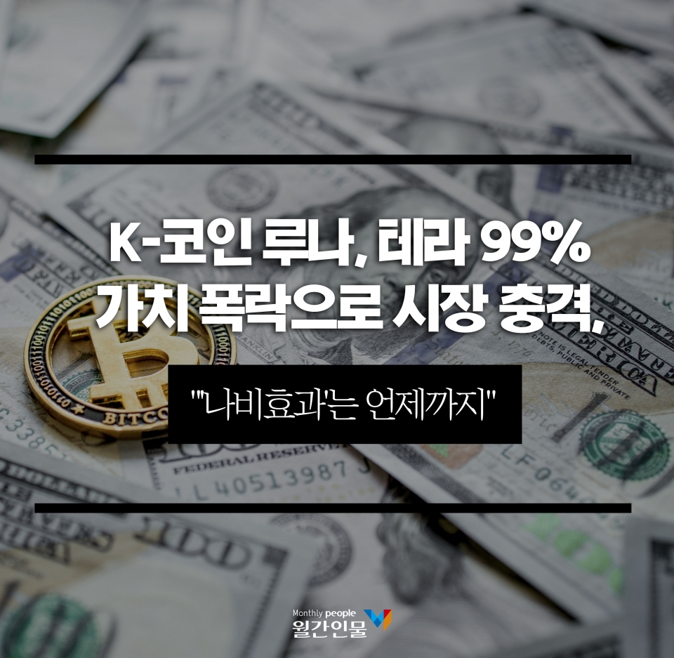 Monthly View] K-코인 루나, 테라 99% 가치 폭락으로 시장 충격, 