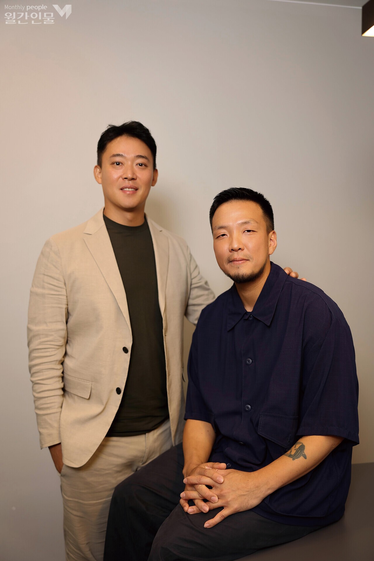 ㈜우노트레이딩 변창선 대표, 김용균 이사 사진 박성래 기자