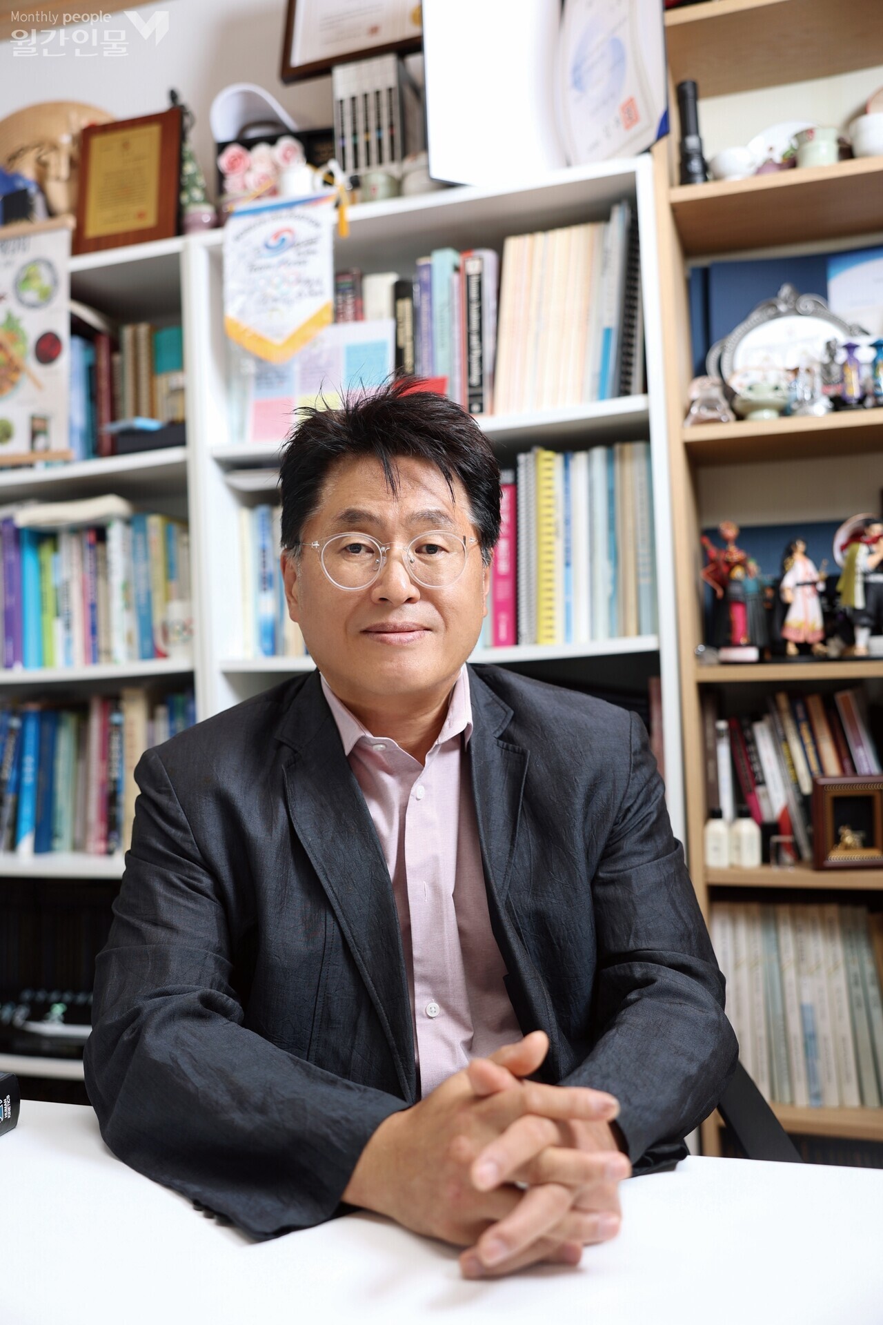 ﻿조준용 한국체육대학교 운동건강관리학과 교수 ©김은애 기자 / 사진 박성래 기자